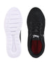 CRUNCH Black Men's Running Shoes